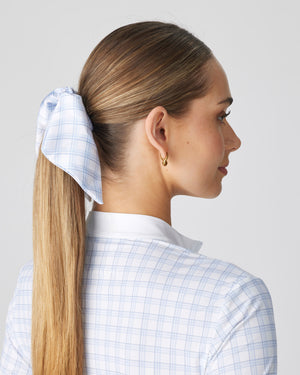 Sky Ollie Plaid Scrunchie