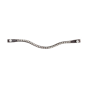 LT Essential Snaffle Bridle Brown - Cavesson Noseband