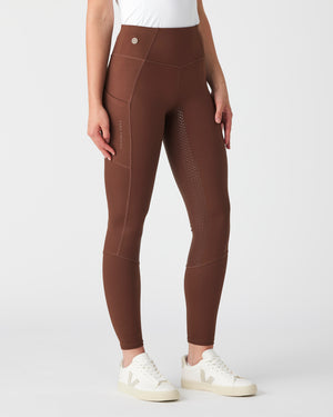 Transcend Riding Leggings - Chocolate