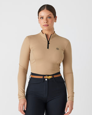 LT Active Fit Riding Top L/S- Bondi Sand