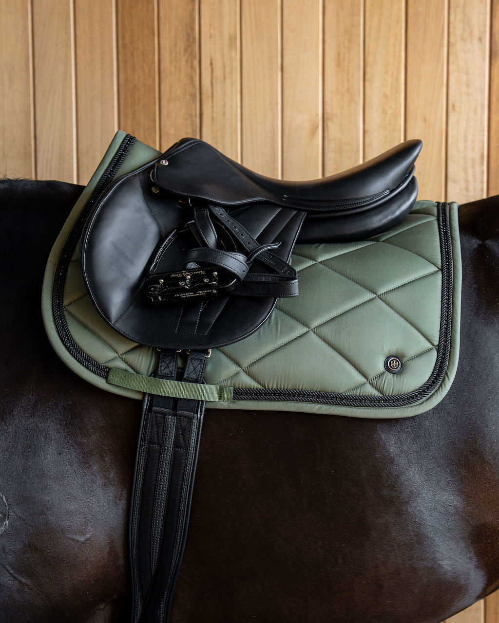 LT Woodland Olive Jump Saddle Pad – Lara Tweedie Equestrian